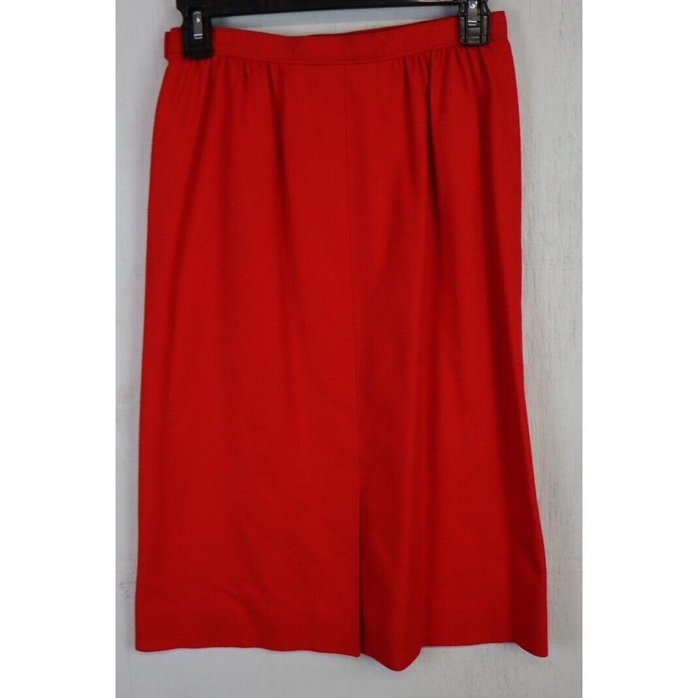 Vintage Pendleton Suit Two Piece Solid Red Blazer… - image 5